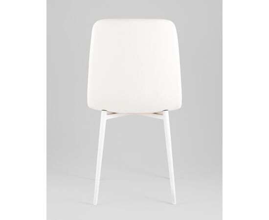 Стул Одди NEW экокожа белый белые ножки, изображение 5 | Интернет магазин мебели и декора LifeDekor