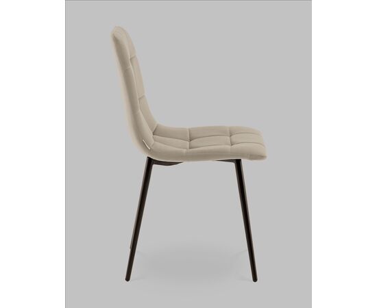 Стул Одди NEW велюр бежевый, изображение 4 | Интернет магазин мебели и декора LifeDekor