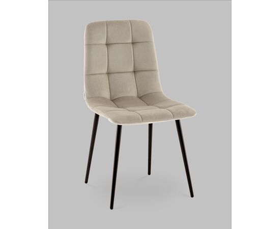 Стул Одди NEW велюр бежевый, изображение 2 | Интернет магазин мебели и декора LifeDekor