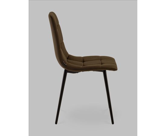 Стул Одди NEW велюр коричневый, изображение 4 | Интернет магазин мебели и декора LifeDekor