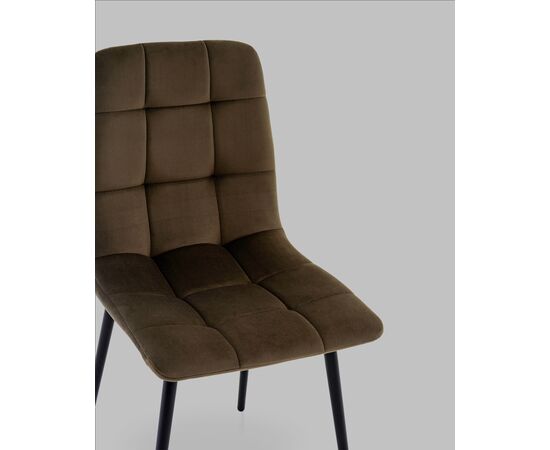 Стул Одди NEW велюр коричневый, изображение 8 | Интернет магазин мебели и декора LifeDekor