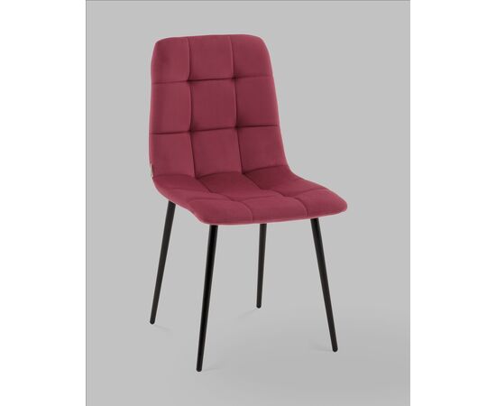 Стул Одди NEW велюр красный, изображение 2 | Интернет магазин мебели и декора LifeDekor