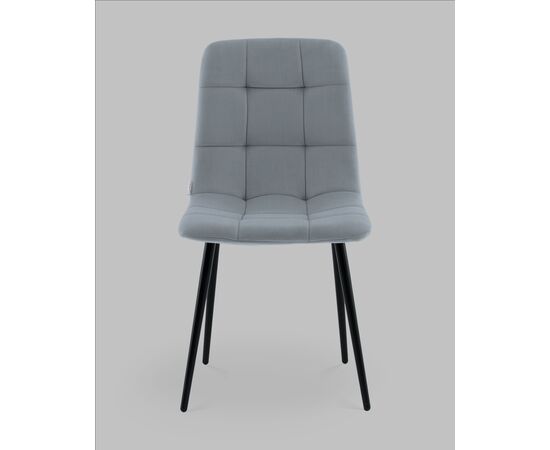 Стул Одди NEW велюр серый, изображение 3 | Интернет магазин мебели и декора LifeDekor