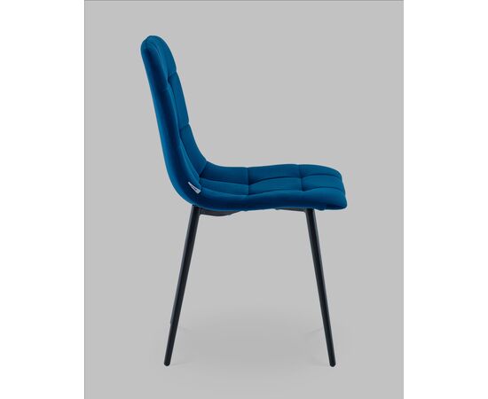 Стул Одди NEW велюр синий, изображение 4 | Интернет магазин мебели и декора LifeDekor