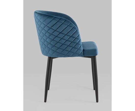 Стул Оскар велюр сине-зеленый, изображение 6 | Интернет магазин мебели и декора LifeDekor