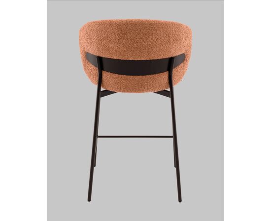 Стул полубарный Блейз букле терракотовый, изображение 6 | Интернет магазин мебели и декора LifeDekor
