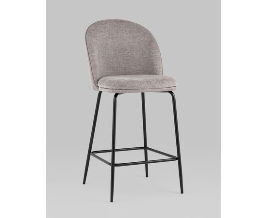 Стул полубарный Echo светло-серый, изображение 2 | Интернет магазин мебели и декора LifeDekor