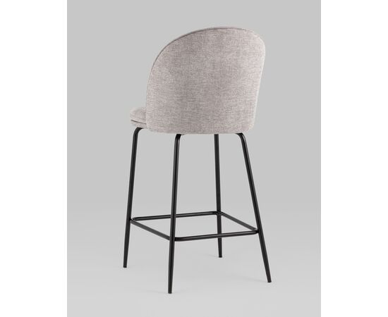 Стул полубарный Echo светло-серый, изображение 6 | Интернет магазин мебели и декора LifeDekor