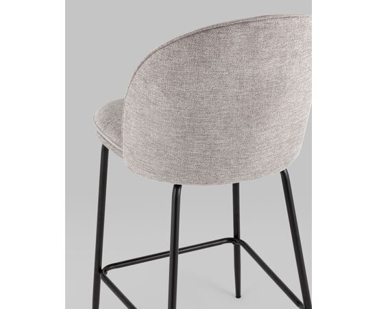 Стул полубарный Echo светло-серый, изображение 7 | Интернет магазин мебели и декора LifeDekor
