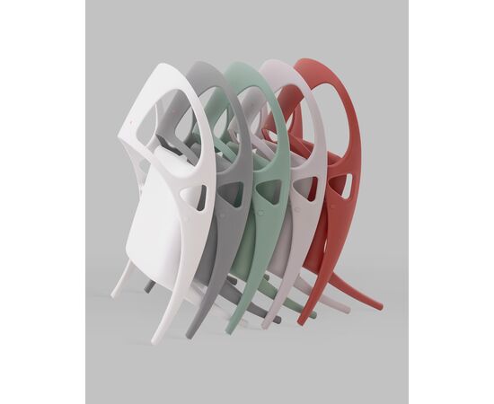 Стул складной Liara пластик нежно-фиолетовый, изображение 10 | Интернет магазин мебели и декора LifeDekor