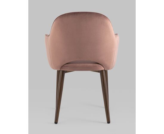 Стул Венера диамант NEW, велюр пыльно-розовый (ножки дерево) NP, изображение 7 | Интернет магазин мебели и декора LifeDekor