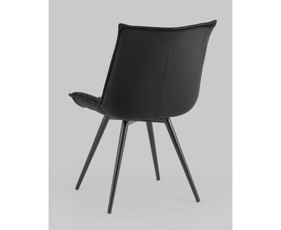 Стул вращающийся Робб велюр черный, изображение 6 | Интернет магазин мебели и декора LifeDekor