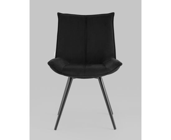 Стул вращающийся Робб велюр черный, изображение 3 | Интернет магазин мебели и декора LifeDekor