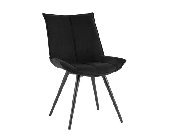 Стул вращающийся Робб велюр черный | Интернет магазин мебели и декора LifeDekor