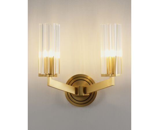 Светильник настенный Moderli V11073-2W Brass, изображение 8 | Интернет магазин мебели и декора LifeDekor