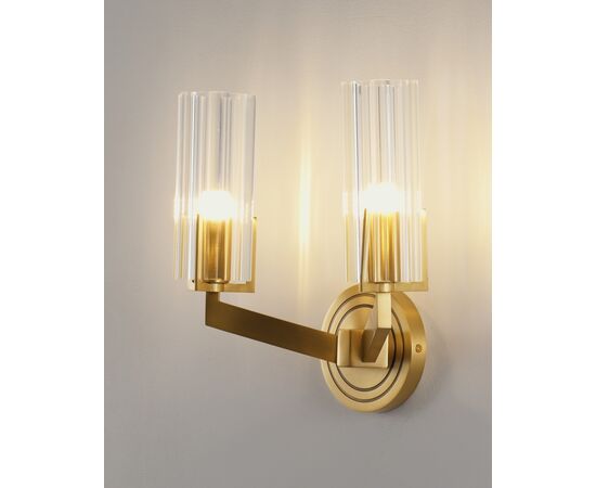 Светильник настенный Moderli V11073-2W Brass, изображение 2 | Интернет магазин мебели и декора LifeDekor