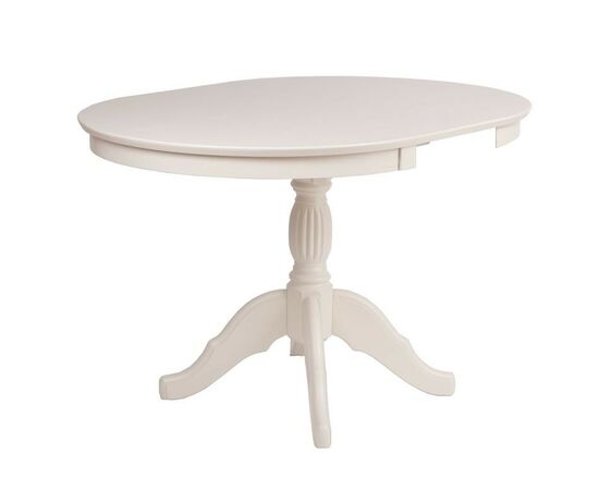 Стол обеденный круглый раздвижной Лилия-0090 (слоновая кость 9001), изображение 2 | Интернет магазин мебели и декора LifeDekor