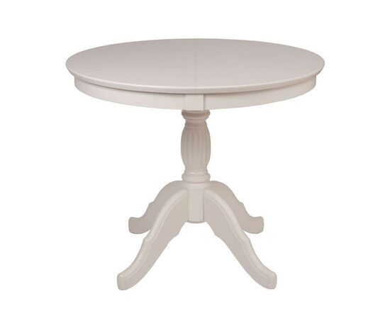 Стол обеденный круглый раздвижной Лилия-0090 (слоновая кость 9001) | Интернет магазин мебели и декора LifeDekor