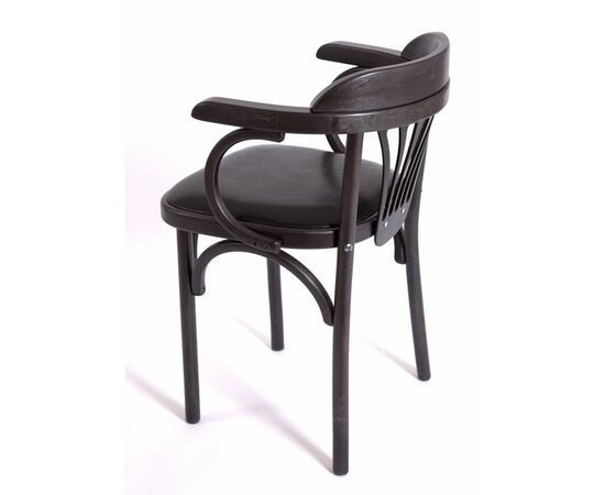 Стул Михаэль венский мягкий (венге, экокожа ЧЕРНАЯ), изображение 6 | Интернет магазин мебели и декора LifeDekor