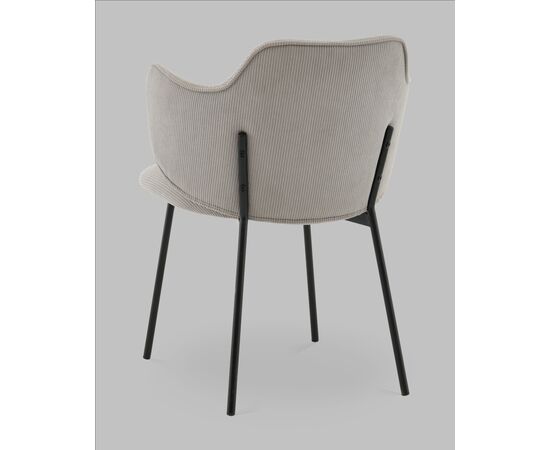 Стул Джиннет велюр светло-серый, изображение 5 | Интернет магазин мебели и декора LifeDekor