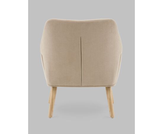 Кресло Харви бежевый деревянные ножки, изображение 5 | Интернет магазин мебели и декора LifeDekor