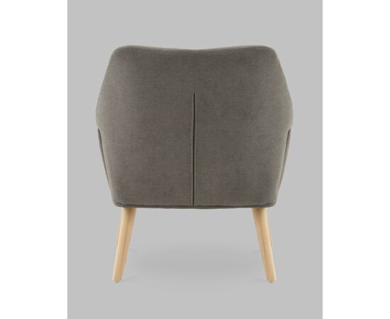 Кресло Харви серый деревянные ножки, изображение 5 | Интернет магазин мебели и декора LifeDekor