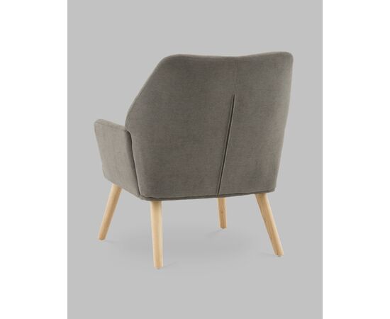 Кресло Харви серый деревянные ножки, изображение 6 | Интернет магазин мебели и декора LifeDekor