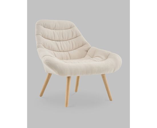 Кресло Олби Страйпс белый, изображение 2 | Интернет магазин мебели и декора LifeDekor