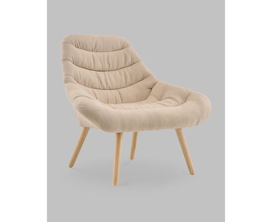 Кресло Олби Страйпс бежевый, изображение 2 | Интернет магазин мебели и декора LifeDekor