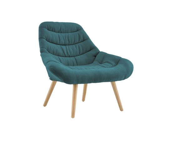 Кресло Олби Страйпс тёмно-бирюзовый | Интернет магазин мебели и декора LifeDekor