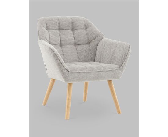 Кресло Вэйл светло-серый, изображение 2 | Интернет магазин мебели и декора LifeDekor