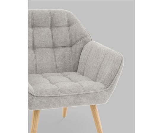 Кресло Вэйл светло-серый, изображение 8 | Интернет магазин мебели и декора LifeDekor