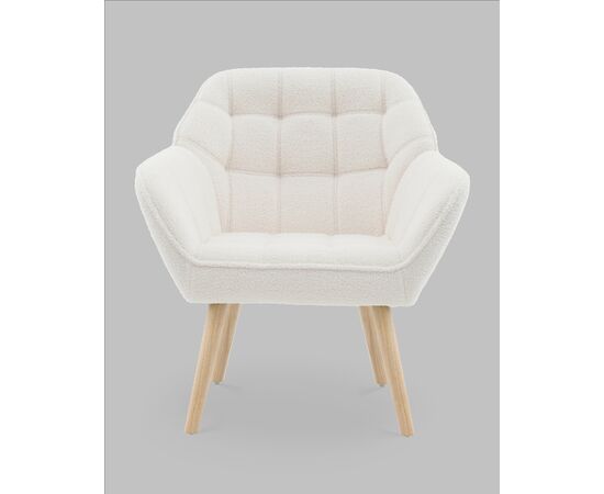 Кресло Вэйл тэдди белый, изображение 3 | Интернет магазин мебели и декора LifeDekor