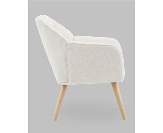 Кресло Вэйл тэдди белый, изображение 4 | Интернет магазин мебели и декора LifeDekor