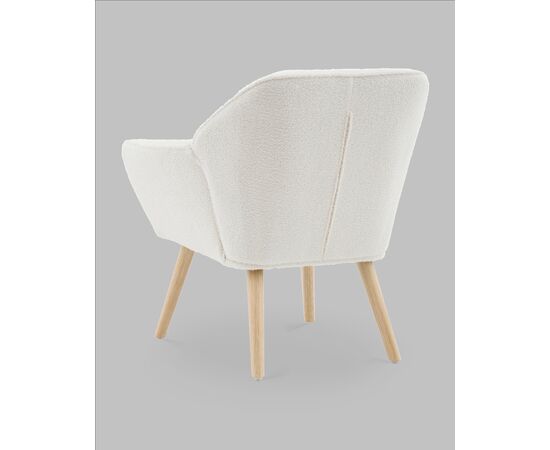 Кресло Вэйл тэдди белый, изображение 5 | Интернет магазин мебели и декора LifeDekor