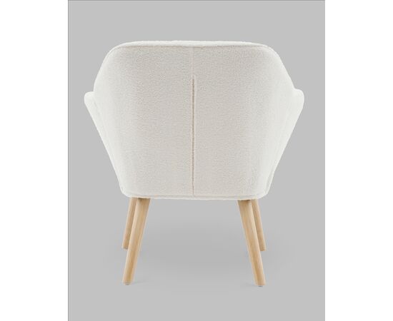 Кресло Вэйл тэдди белый, изображение 6 | Интернет магазин мебели и декора LifeDekor