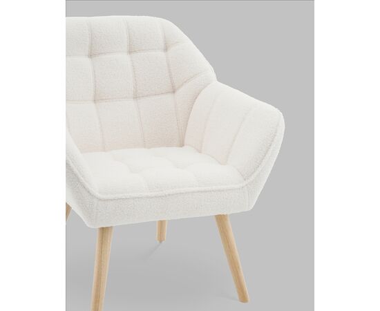 Кресло Вэйл тэдди белый, изображение 7 | Интернет магазин мебели и декора LifeDekor