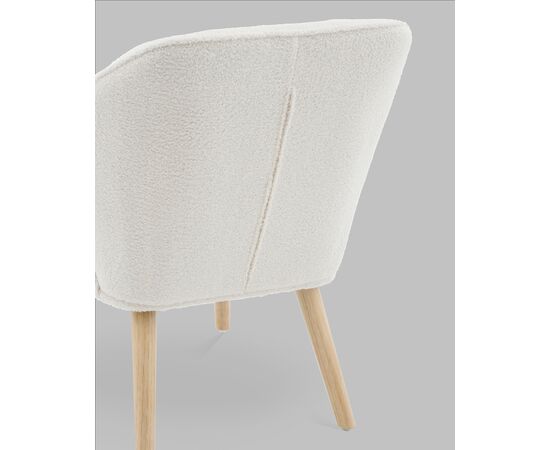 Кресло Вэйл тэдди белый, изображение 8 | Интернет магазин мебели и декора LifeDekor