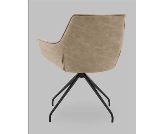 Кресло вращающееся Кимберли рогожка/замша бежевый, изображение 6 | Интернет магазин мебели и декора LifeDekor