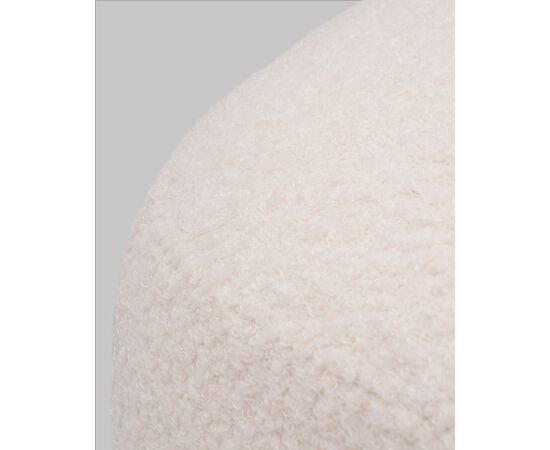 Пуф Стоун букле Fluffy молочный, изображение 8 | Интернет магазин мебели и декора LifeDekor