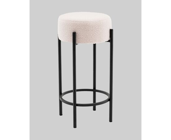 Стул барный Беккет букле бежевый, изображение 2 | Интернет магазин мебели и декора LifeDekor