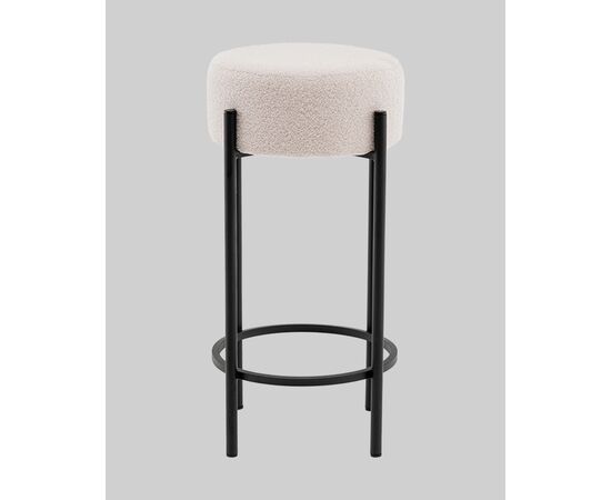 Стул барный Беккет букле бежевый, изображение 3 | Интернет магазин мебели и декора LifeDekor