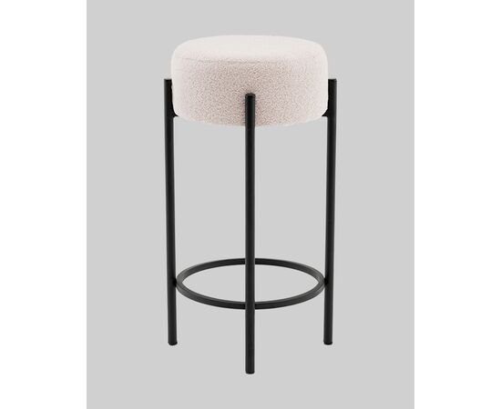 Стул барный Беккет букле бежевый, изображение 4 | Интернет магазин мебели и декора LifeDekor