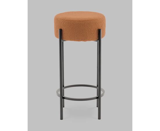 Стул барный Беккет букле терракотовый, изображение 4 | Интернет магазин мебели и декора LifeDekor
