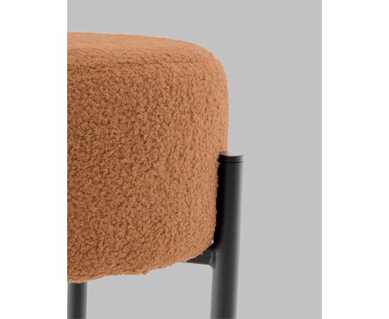 Стул барный Беккет букле терракотовый, изображение 6 | Интернет магазин мебели и декора LifeDekor