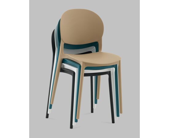 Стул Briny пластик бежевый, изображение 9 | Интернет магазин мебели и декора LifeDekor