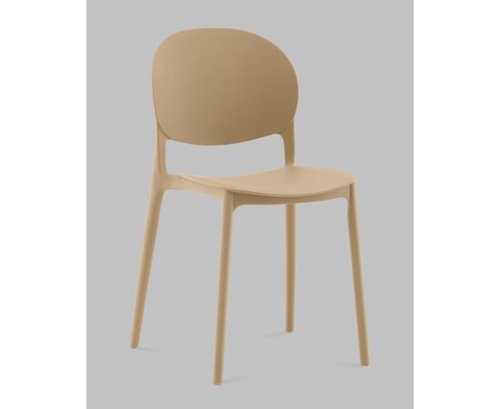 Стул Briny пластик бежевый, изображение 2 | Интернет магазин мебели и декора LifeDekor