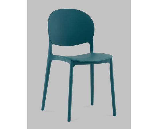 Стул Briny пластик темно-бирюзовый, изображение 2 | Интернет магазин мебели и декора LifeDekor