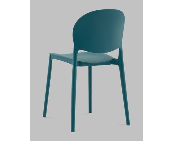 Стул Briny пластик темно-бирюзовый, изображение 6 | Интернет магазин мебели и декора LifeDekor