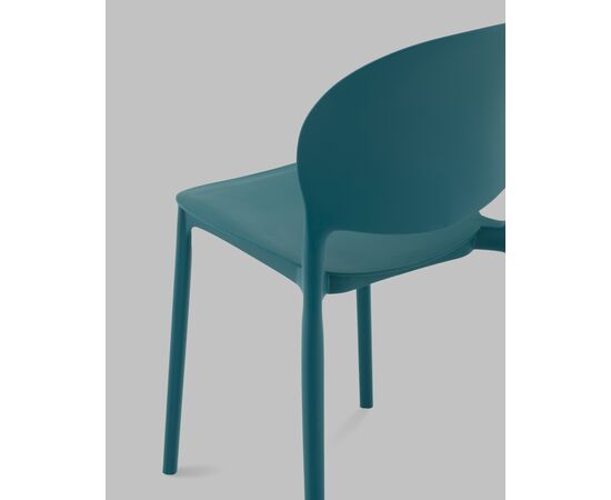 Стул Briny пластик темно-бирюзовый, изображение 7 | Интернет магазин мебели и декора LifeDekor